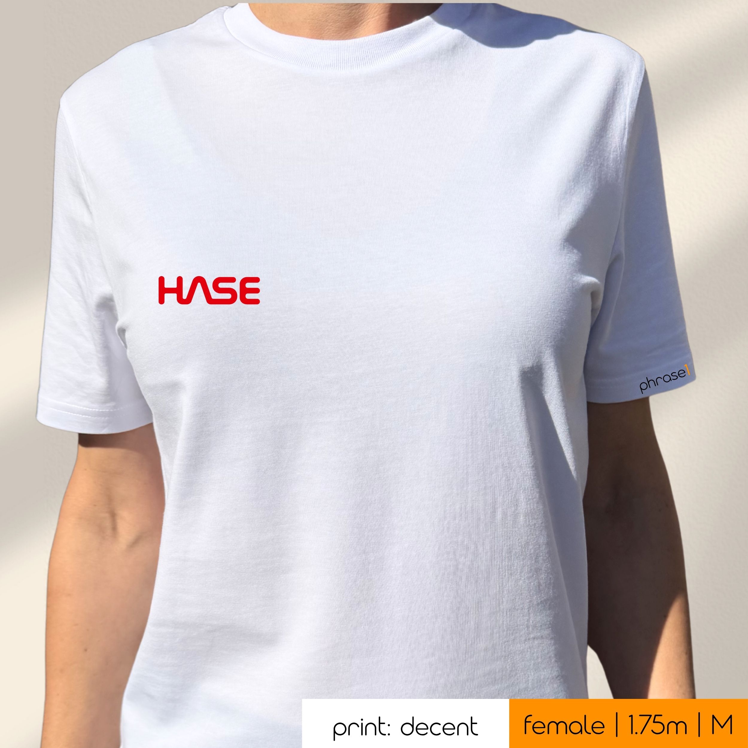 Premium T-Shirt mit Visual "HASE"